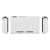 eXtremeRate White Back Plate for NS Switch Console, NS Joycon Handheld Controller Mint Green & Heaven Blue Housing with Full Set Buttons, DIY Replacement Shell for NS Switch - QP312
