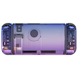 eXtremeRate Gradient Translucent Bluebell Back Plate for NS Switch Console, NS Joycon Handheld Controller Housing with Full Set Buttons, DIY Replacement Shell for Nintendo Switch - QP345