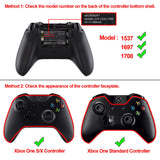 eXtremeRate Multi-Colors Luminated D-pad Thumbsticks Start Back ABXY Action Buttons (DTF) LED Kit for Xbox One Standard, Xbox One S X Controller 7 Colors 9 Modes Button Control - X1LED01