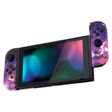 eXtremeRate Back Plate for Nintendo Switch Console, NS Joycon Handheld Controller Housing with Full Set Buttons, DIY Replacement Shell for Nintendo Switch - Surreal Lava - QT109