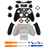 eXtremeRate Classics NES Style Controller Full Set Housing Shell Case with Buttons for Xbox Series X / S Controller, Custom Replacement Side Rails Front Back Plate Cover for Xbox Core Controller - QX3T1001