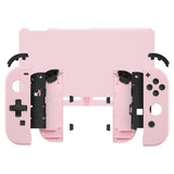 eXtremeRate Dpad Version Custom Full Set Shell for Nintendo Switch, Replacement Console Back Plate, NS Joycon Handheld Controller Housing with Buttons for Nintendo Switch - Cherry Blossoms Pink - QZP3002