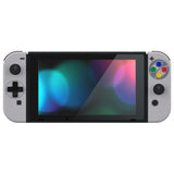 eXtremeRate Dpad Version Custom Full Set Shell for Nintendo Switch, Soft Touch Replacement Console Back Plate, NS Joycon Handheld Controller Housing & Buttons for Nintendo Switch - SFC SNES Classic EU - QZT1001