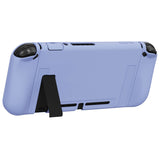 PlayVital ZealProtect Soft Protective Case for Nintendo Switch, Flexible Cover Protector for Nintendo Switch with Tempered Glass Screen Protector & Thumb Grip Caps & ABXY Direction Button Caps - Light Violet - RNSYM5003