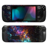 PlayVital Full Set Protective Skin Decal for Steam Deck LCD, Custom Stickers Vinyl Cover for Steam Deck OLED - Galaxy Splash - SDTM011