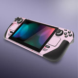 PlayVital Full Set Protective Skin Decal for Steam Deck, Custom Stickers Vinyl Cover for Steam Deck Handheld Gaming PC - Pink Cherry Blossom - SDTM026