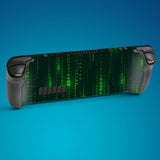 PlayVital Full Set Protective Skin Decal for Steam Deck LCD, Custom Stickers Vinyl Cover for Steam Deck OLED - Messy Code - SDTM044
