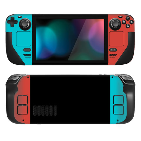 PlayVital Full Set Protective Skin Decal for Steam Deck LCD, Custom Stickers Vinyl Cover for Steam Deck OLED - Switch Deck - SDTM050