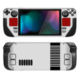 PlayVital Full Set Protective Skin Decal for Steam Deck, Custom Stickers Vinyl Cover for Steam Deck Handheld Gaming PC - Classics NES Style - SDTM061
