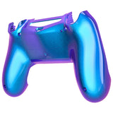 eXtremeRate Purple Blue Chameleon Cover Bottom Shell Repair Part for PS4 Slim Pro Controller JDM-040 JDM-050 JDM-055 - SP4BP01