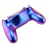 eXtremeRate Purple Blue Chameleon Cover Bottom Shell Repair Part for PS4 Slim Pro Controller JDM-040 JDM-050 JDM-055 - SP4BP01