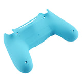 eXtremeRate Heaven Blue Bottom Shell, Soft Touch Back Housing Case Cover, Game Improvement Replacement Parts for PS4 Slim Pro Controller JDM-040, JDM-050 and JDM-055 - SP4BP13