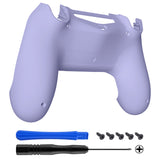 eXtremeRate Light Violet Bottom Shell, Back Housing Case Cover, Game Improvement Replacement Parts for PS4 Slim Pro Controller JDM-040, JDM-050 and JDM-055 - SP4BP15