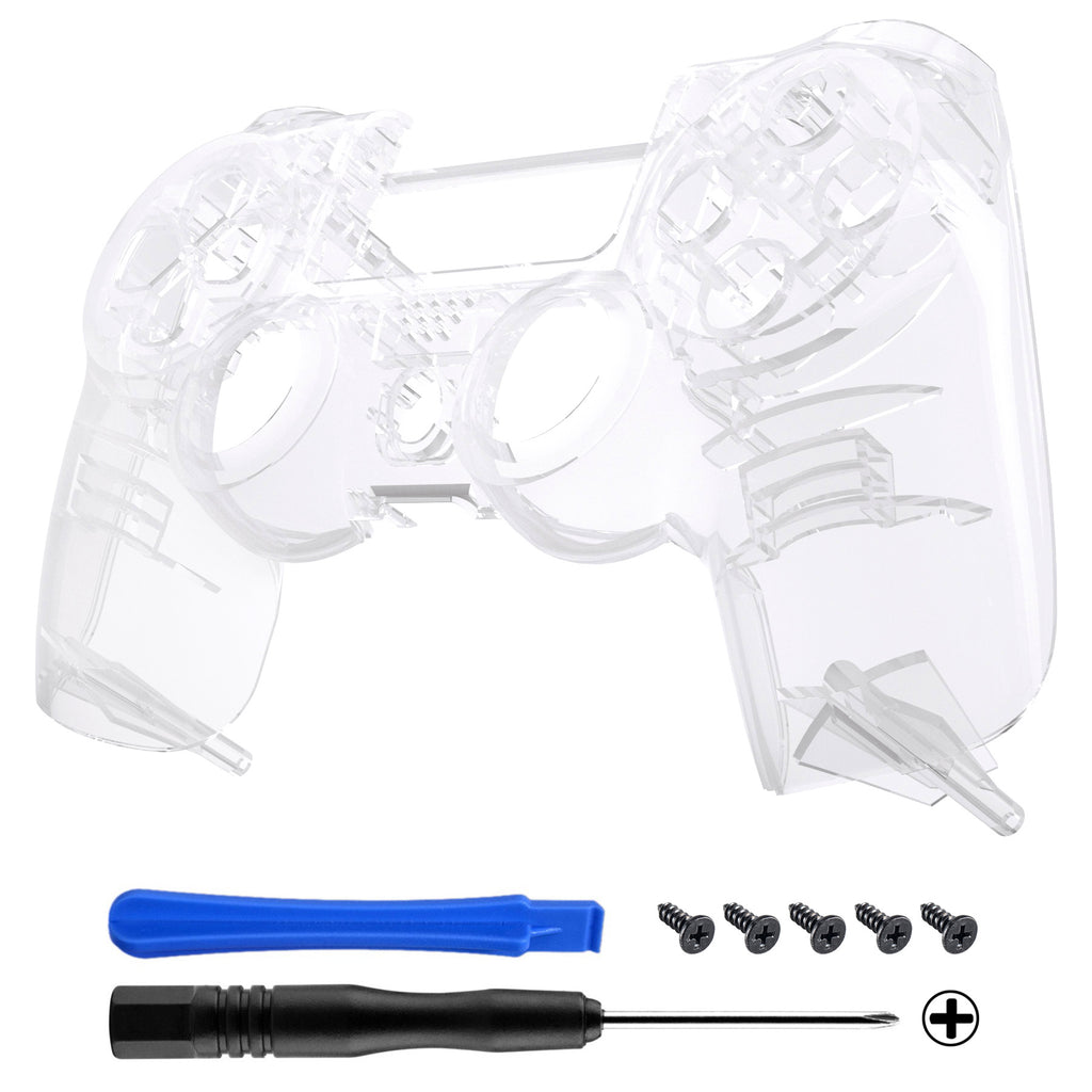 eXtremeRate Transparent Crystal Clear Front Housing Shell