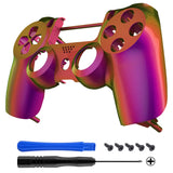 eXtremeRate Purple Yellow Green Chameleon Front Housing Shell Faceplate for PS4 Slim PS4 Pro Controller (CUH-ZCT2 JDM-040 JDM-050 JDM-055) - Controller NOT Included - SP4FP19
