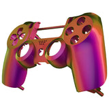 eXtremeRate Purple Yellow Green Chameleon Front Housing Shell Faceplate for PS4 Slim PS4 Pro Controller (CUH-ZCT2 JDM-040 JDM-050 JDM-055) - Controller NOT Included - SP4FP19