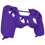 eXtremeRate Soft Touch Grip Purple Front Housing Shell Faceplate for PS4 Slim PS4 Pro Controller (CUH-ZCT2 JDM-040 JDM-050 JDM-055) - SP4FX05