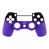eXtremeRate Shadow Purple Soft Touch Grip Front Housing Shell Faceplate for PS4 Slim Pro Controller (CUH-ZCT2 JDM-040 JDM-050 JDM-055) - SP4FX10