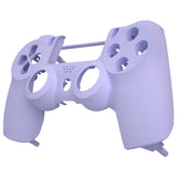 eXtremeRate Light Violet Faceplate Cover Front Housing Shell Case Replacement Part for PS4 Slim PS4 Pro Controller (CUH-ZCT2 JDM-040 JDM-050 JDM-055) - SP4FX19