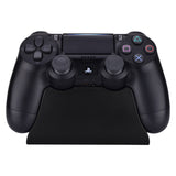 eXtremeRate Solid Black Controller Display Stand for PS4, Gamepad Accessories Desk Holder for PS4 Slim PS4 Pro Controller with Rubber Pads - SP4H01