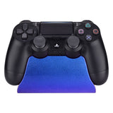 eXtremeRate Chameleon Purple Blue Controller Display Stand for PS4, Gamepad Accessories Glossy Desk Holder for PS4 Slim PS4 Pro Controller with Rubber Pads - SP4H02