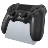 eXtremeRate Solid Gray Controller Display Stand for PS4 All Model Controllers, Gamepad Accessories Desk Holder for PS4/Slim/Pro Controller with Rubber Pads - SP4H08