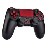 eXtremeRate Replacement D-pad R1 L1 R2 L2 Triggers Touchpad Action Home Share Options Buttons, Scarlet Red Full Set Buttons Repair Kits with Tool for PS4 Slim PS4 Pro CUH-ZCT2 Controller - SP4J0403