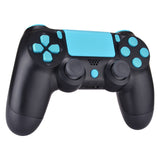 eXtremeRate Replacement D-pad R1 L1 R2 L2 Triggers Touchpad Action Home Share Options Buttons, Heaven Blue Full Set Buttons Repair Kits with Tool for PS4 Slim PS4 Pro CUH-ZCT2 Controller - SP4J0410
