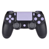 eXtremeRate Replacement D-pad R1 L1 R2 L2 Triggers Touchpad Action Home Share Options Buttons, Light Violet Full Set Buttons Repair Kits with Tool for PS4 Slim PS4 Pro CUH-ZCT2 Controller - SP4J0412