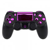 eXtremeRate Chrome Purple Replacement D-pad R1 L1 R2 L2 Triggers Touchpad Action Home Share Options Buttons, Full Set Buttons Repair Kits with Tool for PS4 Slim PS4 Pro CUH-ZCT2 Controller - SP4J0417