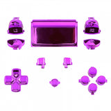 eXtremeRate Chrome Purple Replacement D-pad R1 L1 R2 L2 Triggers Touchpad Action Home Share Options Buttons, Full Set Buttons Repair Kits with Tool for PS4 Slim PS4 Pro CUH-ZCT2 Controller - SP4J0417