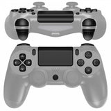 eXtremeRate Black Classic Symbols Classical Symbols Replacement Full Set Buttons for PS4 Slim PS4 Pro CUH-ZCT2 Controller - Compatible with PS4 DTFS LED Kit - Controller NOT Included - SP4J0505