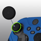 PlayVital Scorpion Edition Two-Tone Anti-Slip Silicone Case Cover for Xbox Series X/S Controller, Soft Rubber Case for Xbox Core Controller with Thumb Grip Caps - Blue & Black - SPX3001