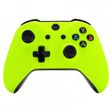 eXtremeRate Lime Yellow Soft Touch Top Housing Shell Faceplate for Microsoft Xbox One S X Game Controller - SXOFP17