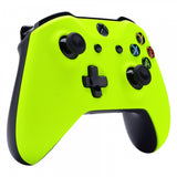 eXtremeRate Lime Yellow Soft Touch Top Housing Shell Faceplate for Microsoft Xbox One S X Game Controller - SXOFP17