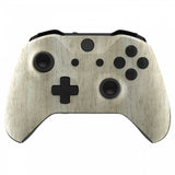 eXtremeRate Pine Wood Grain Patterned Front Housing Shell Faceplate for Xbox One S & Xbox One X Controller Model 1708 - Controller NOT Included - SXOFS10