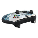 eXtremeRate The Great Wave Patterned Soft Touch Front Shell for  Xbox One X & One S  Remote Controller - SXOFT17X