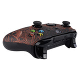 eXtremeRate Blood Purgatory Patterned Front Housing Shell Case, Soft Touch Faceplate Cover Replacement Kit for Xbox One S & One X Controller (Model 1708) - SXOFT43X
