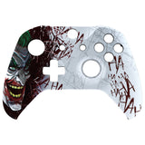 eXtremeRate Clown HAHAHA Faceplate Cover Soft Touch Front Housing Shell Comfortable Soft Grip Replacement Kit for Microsoft Xbox One X & One S Controller - SXOFT57X