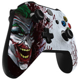 eXtremeRate Clown HAHAHA Faceplate Cover Soft Touch Front Housing Shell Comfortable Soft Grip Replacement Kit for Microsoft Xbox One X & One S Controller - SXOFT57X