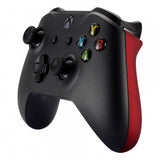 eXtremeRate Scarlet Red Soft Touch Grip Back Panels, Comfortable Non-Slip Side Rails Handles, Game Improvement Replacement Parts for Xbox One X & One S Controller - SXOJ0101