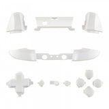 eXtremeRate LB RB LT RT Bumpers Triggers D-Pad ABXY Start Back Sync Buttons, White Full Set Buttons Repair Kits with Tools for Xbox One S & Xbox One X Controller (Model 1708) - SXOJ0205