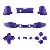 eXtremeRate LB RB LT RT Bumpers Triggers D-Pad ABXY Start Back Sync Buttons, Purple Full Set Buttons Repair Kits with Tools for Xbox One S & Xbox One X Controller (Model 1708) - SXOJ0216