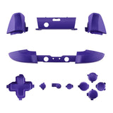 eXtremeRate LB RB LT RT Bumpers Triggers D-Pad ABXY Start Back Sync Buttons, Purple Full Set Buttons Repair Kits with Tools for Xbox One S & Xbox One X Controller (Model 1708) - SXOJ0216