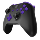 eXtremeRate LB RB LT RT Bumpers Triggers D-Pad ABXY Start Back Sync Buttons, Purple Full Set Buttons Repair Kits with Tools for Xbox One S & Xbox One X Controller (Model 1708) - SXOJ0216