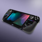 PlayVital Full Set Protective Skin Decal for Steam Deck, Custom Stickers Vinyl Cover for Steam Deck Handheld Gaming PC - Glitch Demons - SDTM023