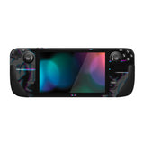 PlayVital Full Set Protective Skin Decal for Steam Deck, Custom Stickers Vinyl Cover for Steam Deck Handheld Gaming PC - Glitch Demons - SDTM023