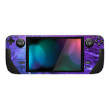 PlayVital Full Set Protective Skin Decal for Steam Deck, Custom Stickers Vinyl Cover for Steam Deck Handheld Gaming PC - Track of Meteor - SDTM021