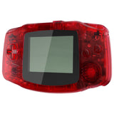 eXtremeRate IPS Ready Upgraded Clear Red GBA Replacement Shell Full Housing Cover Buttons for Gameboy Advance – Compatible with Both IPS & Standard LCD – Console & IPS Screen NOT Included - TAGM5002