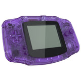 eXtremeRate IPS Ready Upgraded Clear Atomic Purple GBA Replacement Shell Full Housing Cover Buttons for Gameboy Advance – Compatible with Both IPS & Standard LCD – Console & IPS Screen NOT Included - TAGM5005